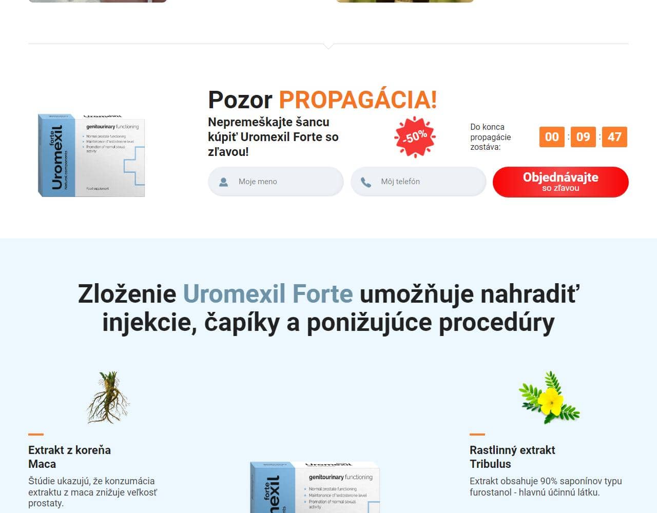 Uromexil Forte Prostatitis 4